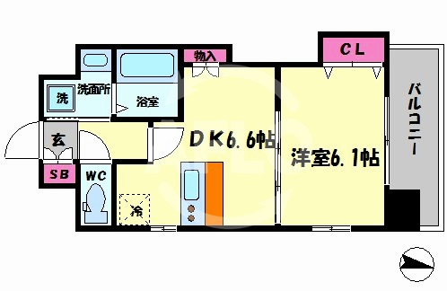 Luxe大正の間取り|Luxe大正　間取り