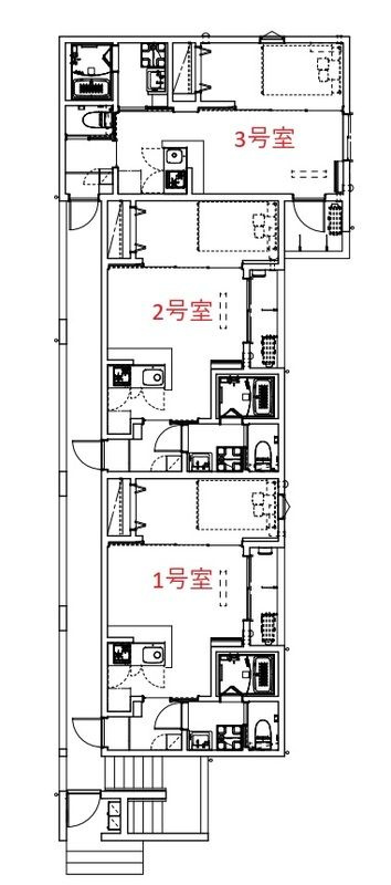 robot home 北綾瀬(ロボットホームキタアヤセ)の区画図