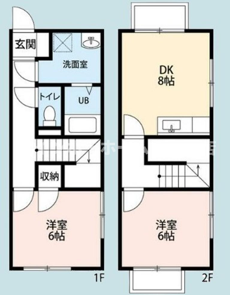 アンプルール　ブワ　Ogawa　１※初期費用分割あと払いサービス利用可能物件の間取り