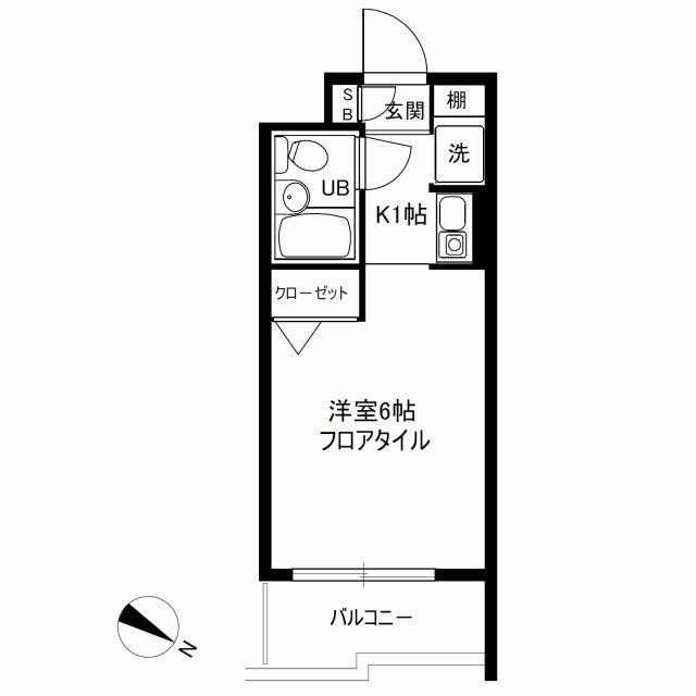 東向き１Ｋ