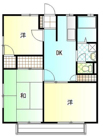 杉並区成田東２丁目のアパートの間取り