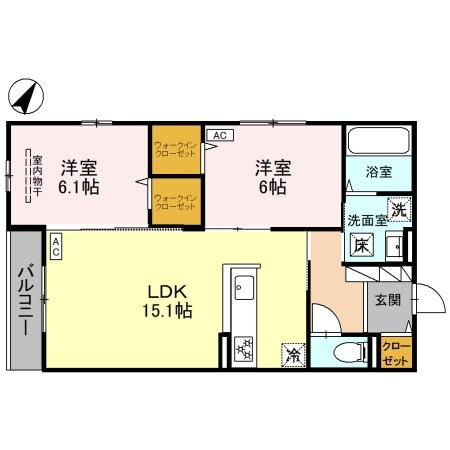East Hillsの間取り