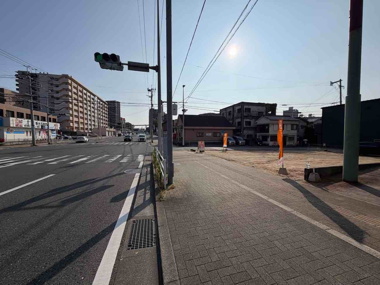 山寺町の前面道路含む現地写真|現地（2026年7月21日）撮影