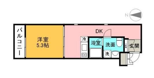 大田区東矢口３丁目の賃貸マンションの間取り