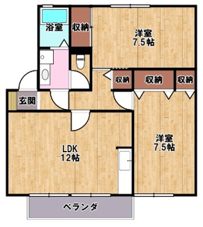 【間取り】 | EAST NONAMI弐番館