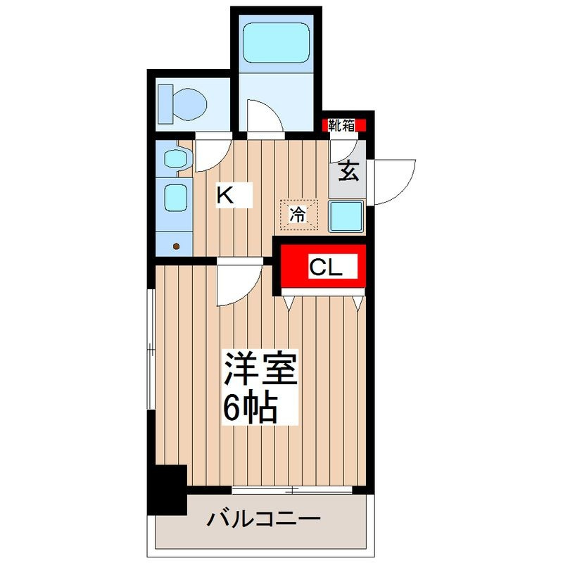 モンシェール吾妻橋の間取り|間取りです。