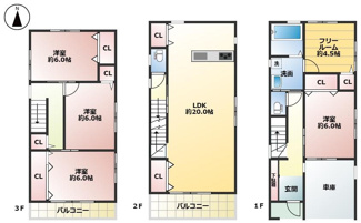 【間取り】 | 鈴蘭台東町６丁目　中古戸建 | 図面と現況が異なる場合は現況を優先します