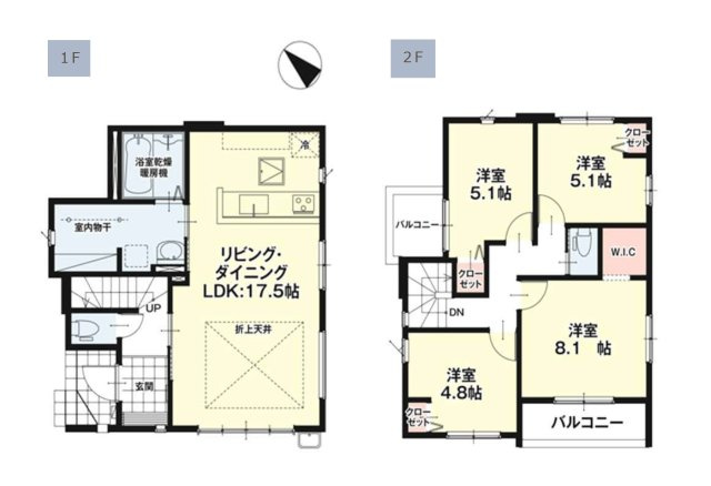 福岡市南区的場1丁目第1-5棟（2号棟）の間取り