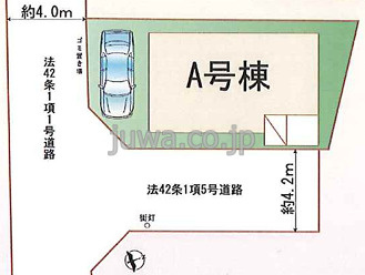 【新築分譲住宅】川越市砂368の区画図