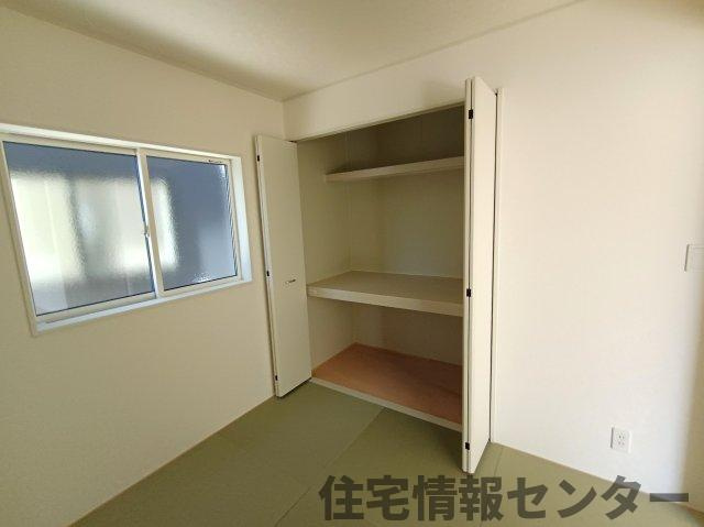 クレイドルガーデン周南市温田第1　2号棟の和室|和室収納です