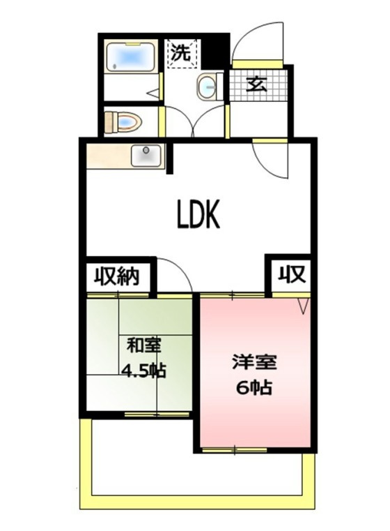 ノアハヤシⅡの間取り