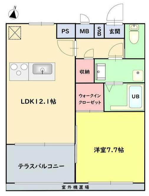 ラ・ルミエールⅡの間取り