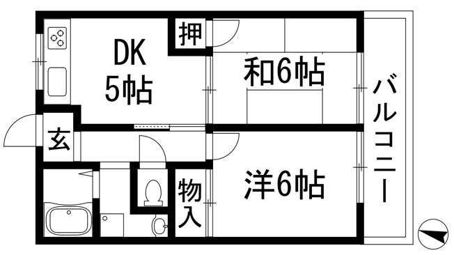 【間取り】 | 木村ハイツ