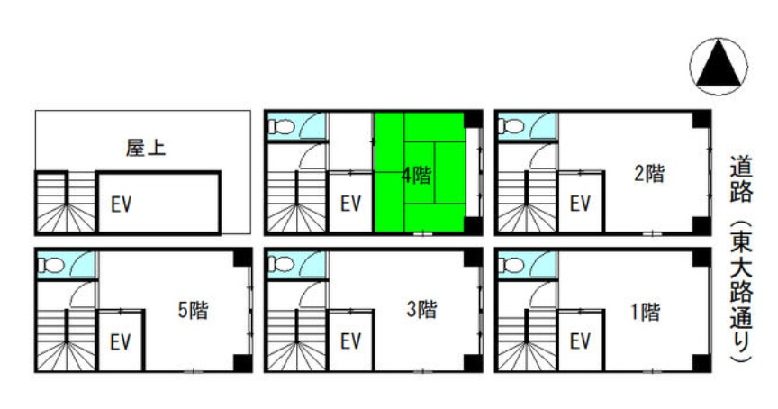 東山石橋町ビルの間取り