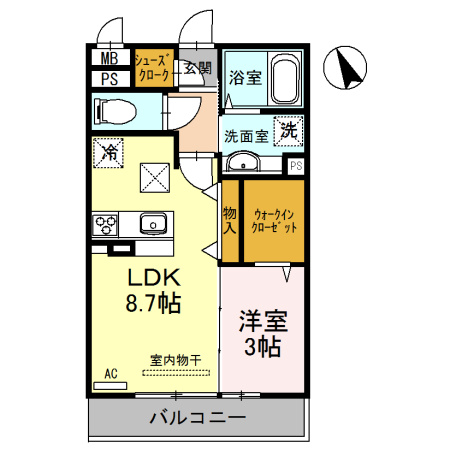 メゾンドールMの間取り