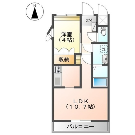グランディール・城山Ⅱの間取り|間取図