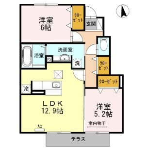 パルティーダSの間取り