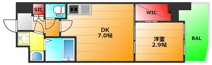 セレニテ難波リアンの間取り|現状有姿