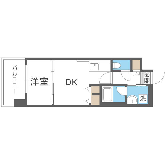 【間取り】 | アーバネックス西長堀