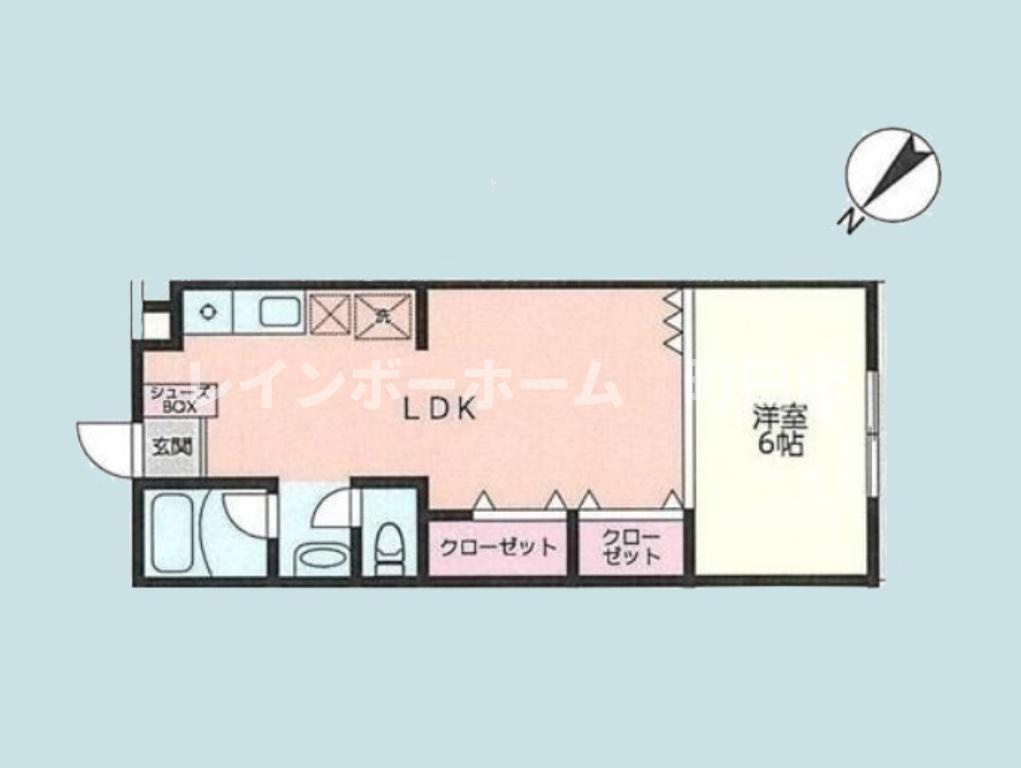 ドエル相模原※初期費用分割あと払いサービス利用可能物件の間取り