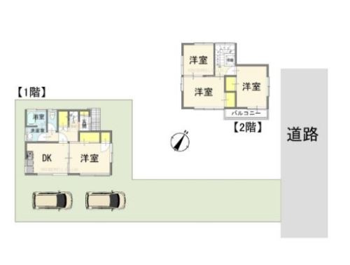 【中古】坂戸市泉町中古住宅の間取り