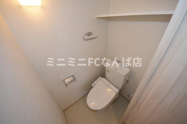 ラクラス本町東のトイレ|ゆったりとした空間のトイレです