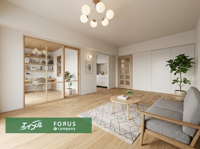 【その他】 | 千里中央ガーデンズ | 実際の室内写真をもとにCGで加工したリフォームプランの完成予想図です。