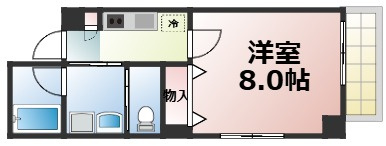 【間取り】 | エイトステイツ玉造　仲介手数料無料