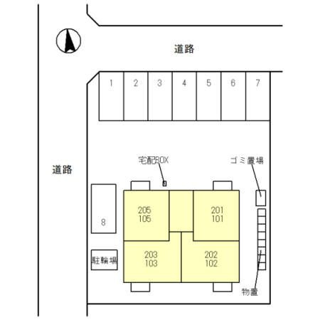 クレスト・ラメールの区画図