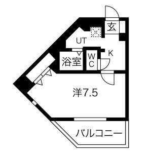 SWISS難波西の間取り|SWISS難波西　間取り