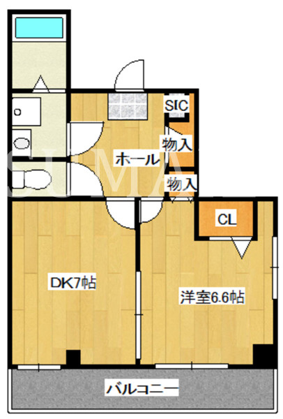 安居ビルの間取り