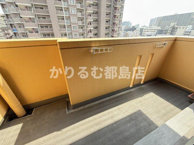 東洋プラザ高倉のバルコニー