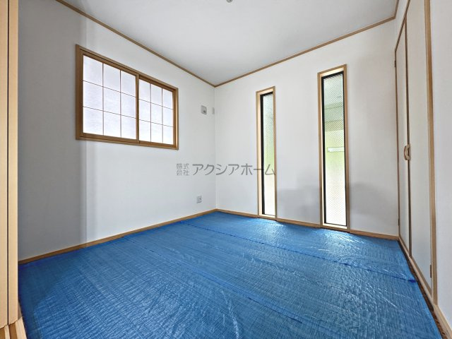 所沢市北秋津・全1棟　新築一戸建　～北西角地～の和室|1F和室4.5帖
