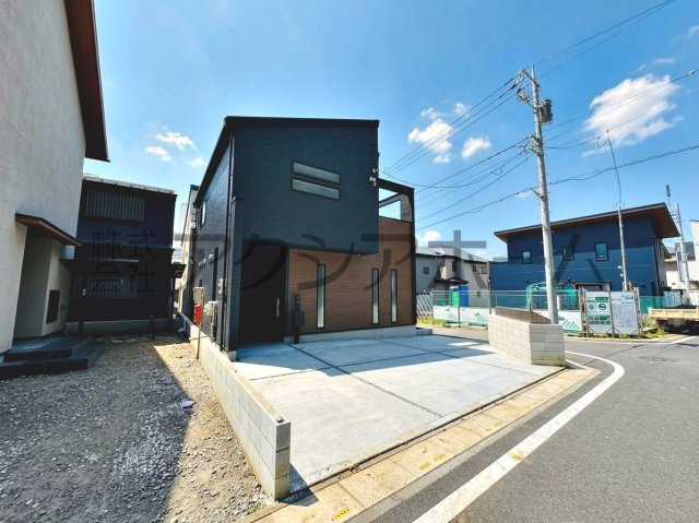 所沢市北秋津・全1棟　新築一戸建　～北西角地～の駐車場|カースペース並列2台