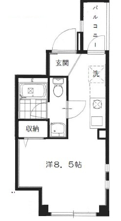 ファブール中村橋の間取り|間取りです。