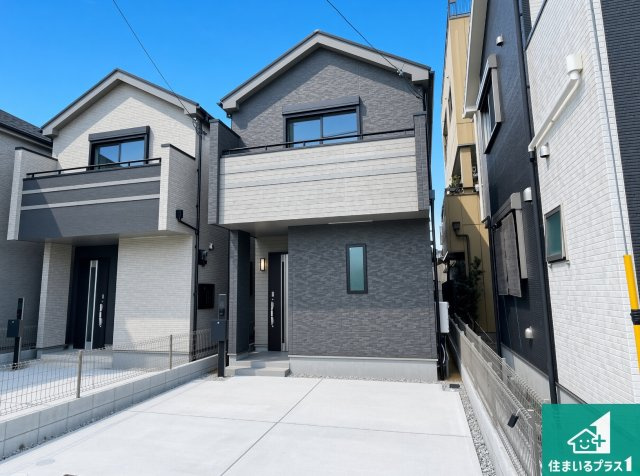 東大阪市加納　新築一戸建ての外観|お客様に長く安心して住んでいだだける事にこだわった家づくり！住んでからのアフターサービスにもしっかりと取り組んでいます！