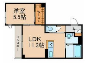 シャーメゾン幕張本郷の間取り