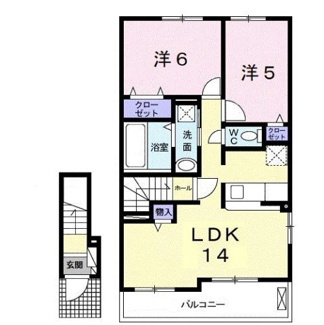 【間取り】 | サン　ベル　Ⅰ
