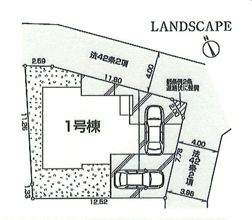 あきる野市引田　新築戸建全1棟の区画図