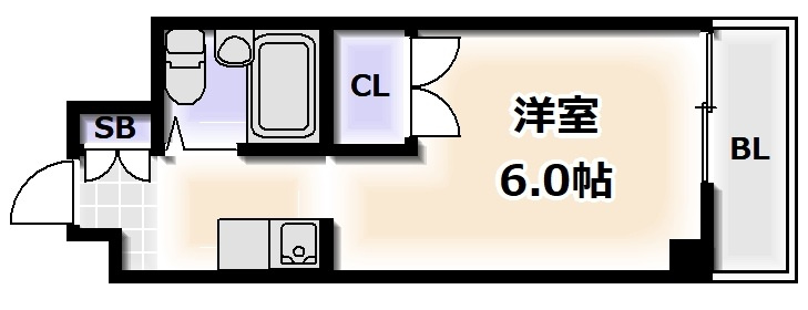ハイツ大朋の間取り