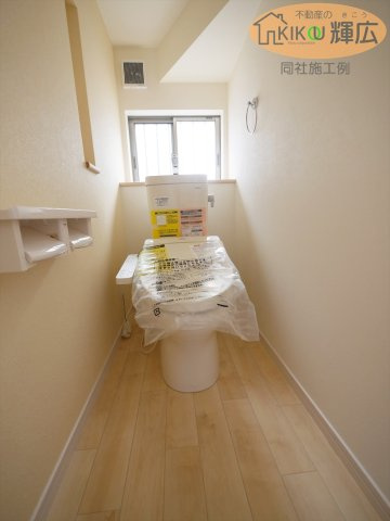 姫路市第9下手野（全3棟）3号棟のトイレ|同社施工例です。