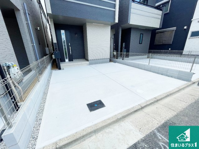 東大阪市加納　新築一戸建ての駐車場|駐車スペース！散水栓があるので、こまめに愛車を洗えます！