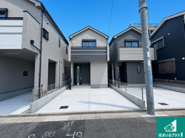 東大阪市加納　新築一戸建ての外観|お客様に長く安心して住んでいだだける事にこだわった家づくり！住んでからのアフターサービスにもしっかりと取り組んでいます！