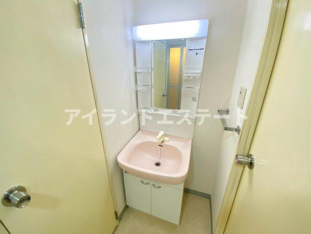 メゾンエル桜新町　ペット相談　陽当たり良好　高層階の洗面所