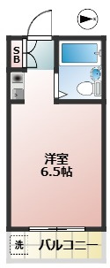 アイディールマンション　閑静な住宅街　シューズボックスの間取り
