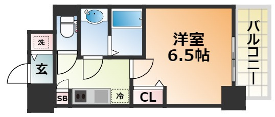S-RESIDENCE神戸元町の間取り