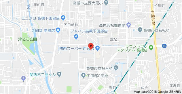LuneCiel(ルナシエル）の地図