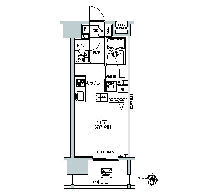 パークキューブ板橋本町の間取り