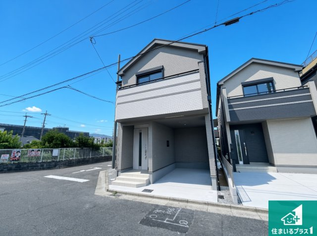 東大阪市加納　新築一戸建ての外観|お客様に長く安心して住んでいだだける事にこだわった家づくり！住んでからのアフターサービスにもしっかりと取り組んでいます！