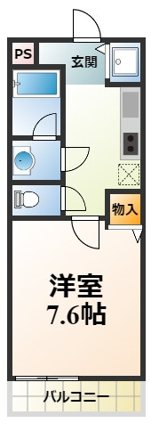メリー・ヤード泉の間取り